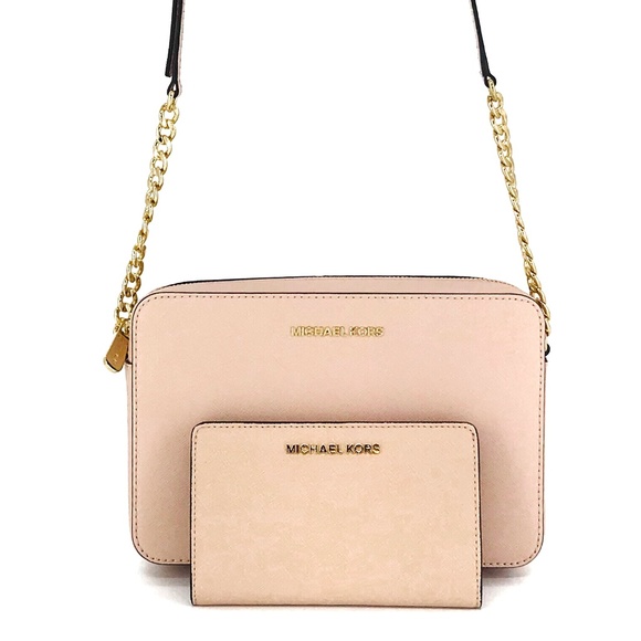 Michael Kors Jet Set Crossbody Bag Wallet Set - Picture 1 of 8